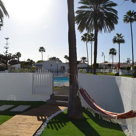 White Exclusive Bungalow. 2 Rooms, Garden & Pool. Maspalomas  Exterior photo
