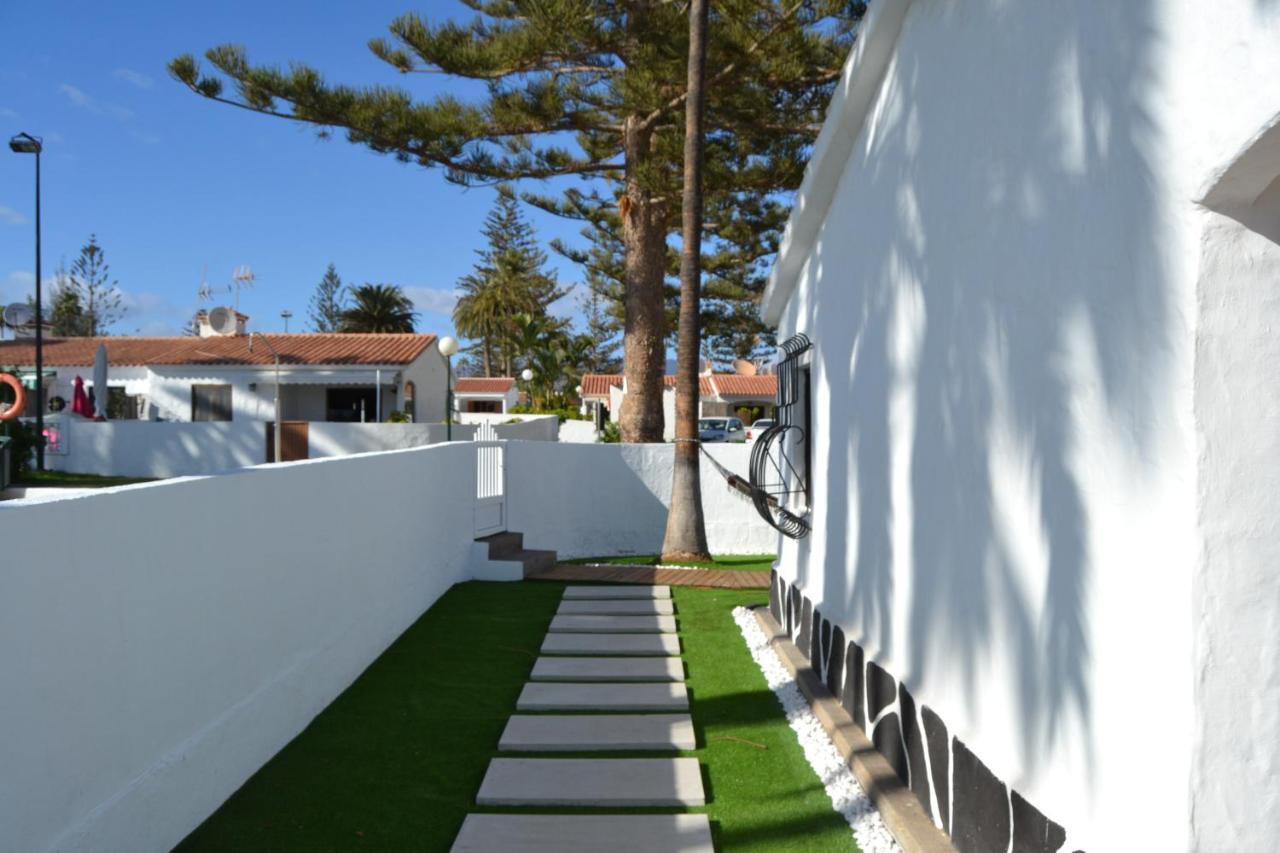 White Exclusive Bungalow. 2 Rooms, Garden & Pool. Maspalomas  Exterior photo