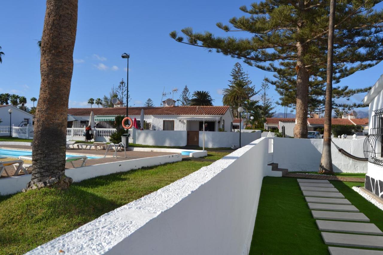 White Exclusive Bungalow. 2 Rooms, Garden & Pool. Maspalomas  Exterior photo