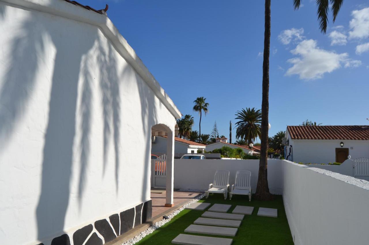White Exclusive Bungalow. 2 Rooms, Garden & Pool. Maspalomas  Exterior photo