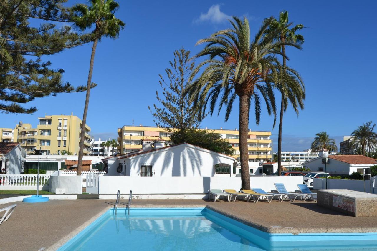 White Exclusive Bungalow. 2 Rooms, Garden & Pool. Maspalomas  Exterior photo